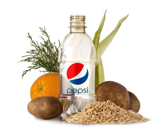Pepsi chce mieć butelkę z trawy, sosny i kukurydzy