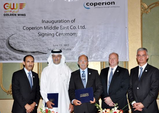 Coperion: news service centre for the Middle East