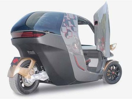 KTM E3W: An eco-friendly plastic bodied electric concept car