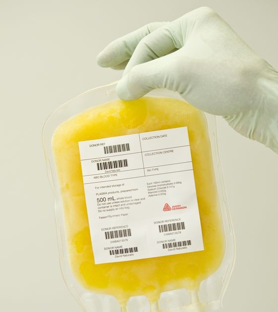 Avery Dennison solves secondary labeling challenges of blood handling