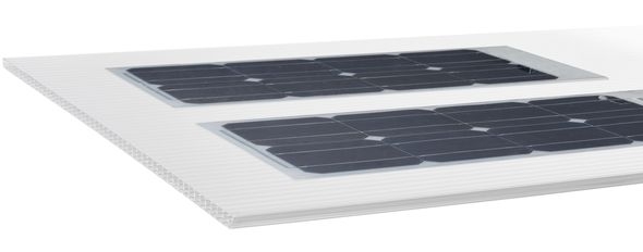 First polycarbonate BIPV Panels 