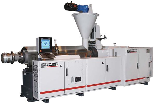 Milacron offers smaller TP series parallel twin screw extruder 