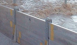 Plastic waste to protect from flooding