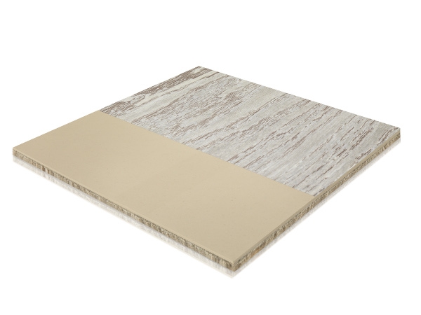 In-line production process for luxurious floor tiles