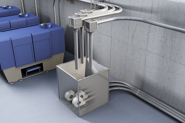 AirMove conveyor system for bulk goods