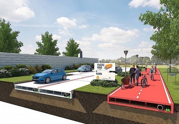 Tworzywa sztuczne mogą zastąpić asfalt w Rotterdamie