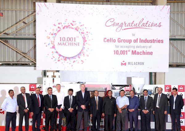 Milacron delivers 10,001st Indian made injection molding machine