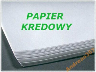Papier kredowy - nie