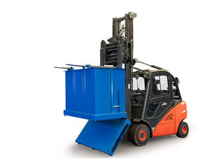 Self-unloading conta