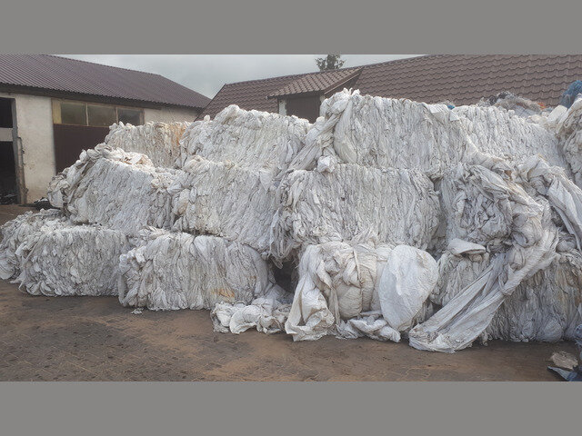 White silage film...