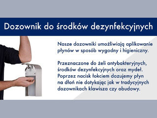 Elbow dispenser for 