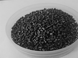 Black PS regranulate