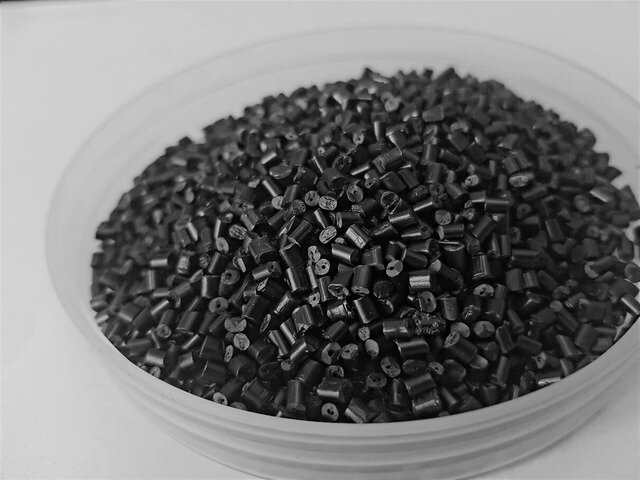 Black PS regranulate