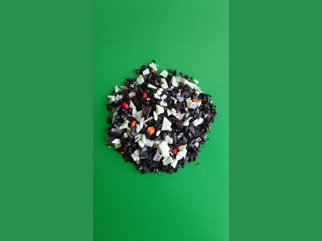 PC color mix regrind