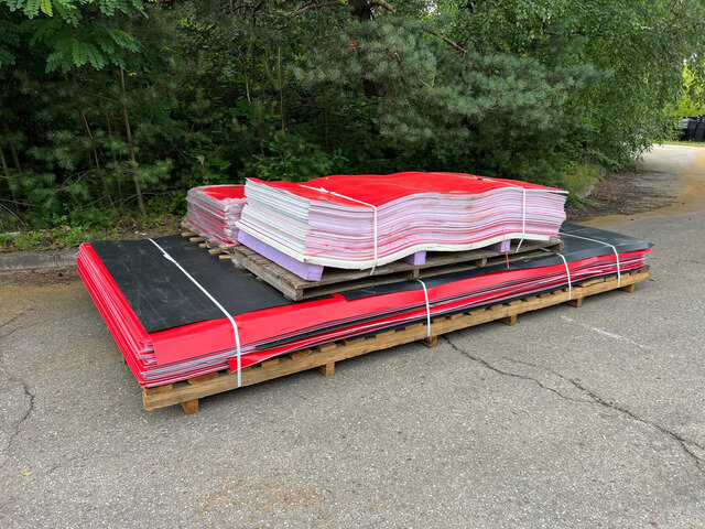 PVC sheets - infill...