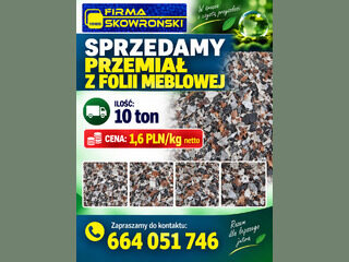 Przemiał z folii meb