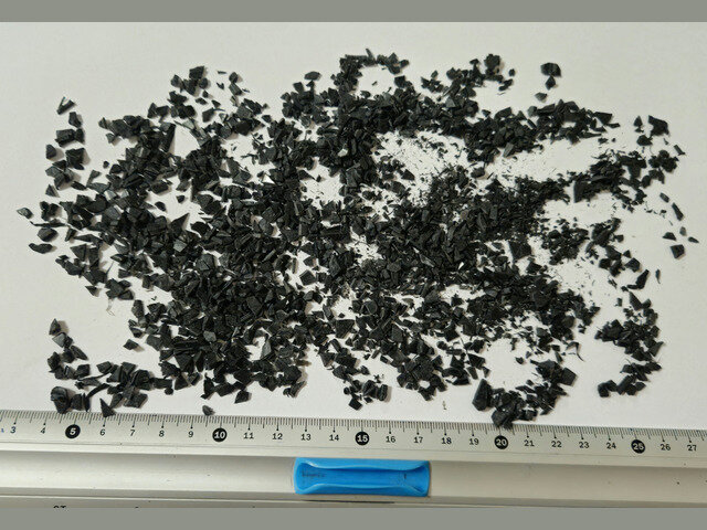 Black PVC regrind