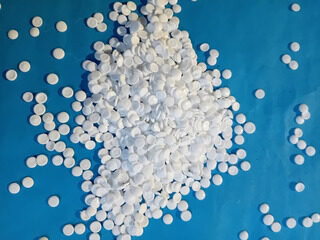 LDPE white regranula