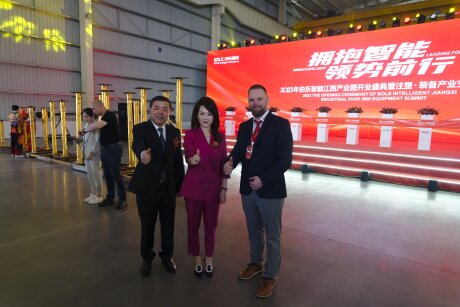 Ceremonia otwarcia fabryki Bole Intelligent Machinery