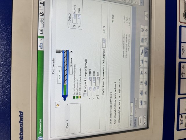 Białe plamy przy wstrzykiwaniu Badaflex TPE-S60A UV