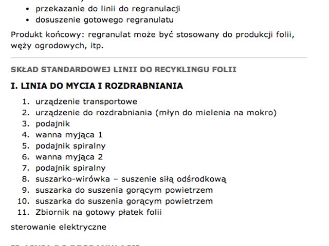 Folia recykling