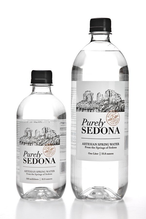 Artesian spring water in PET containers from Amcor