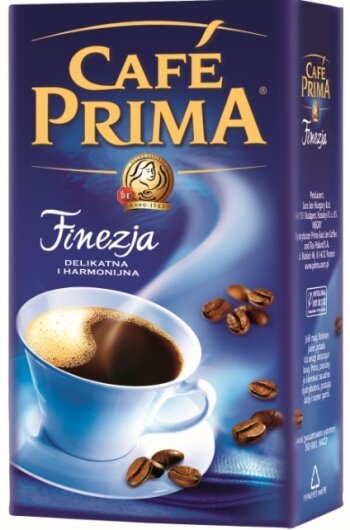 Nowe opakowanie kawy Prima Finezja