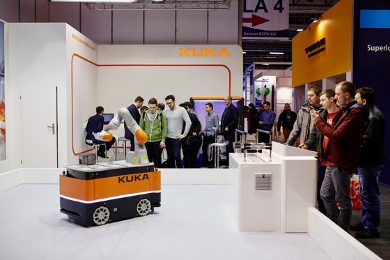 Premiery robotów KUKA na targach Automaticon 2017