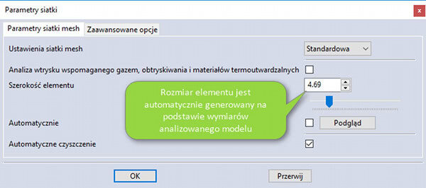 parametry siatki