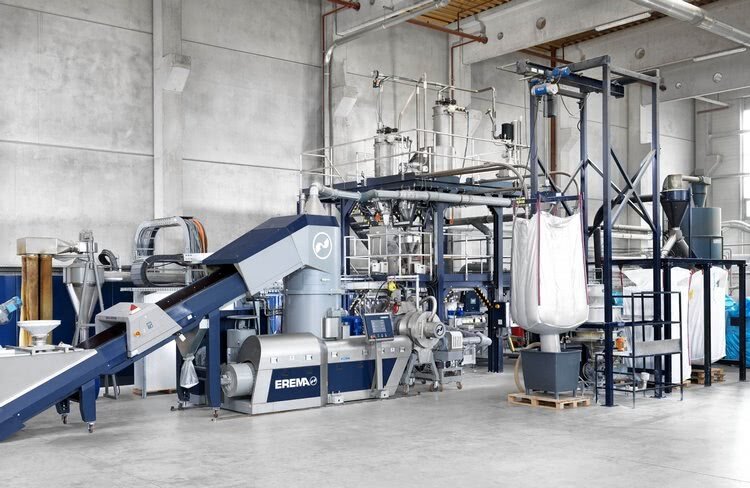 EdelweissCompounding line with EREMA recycling extruder
