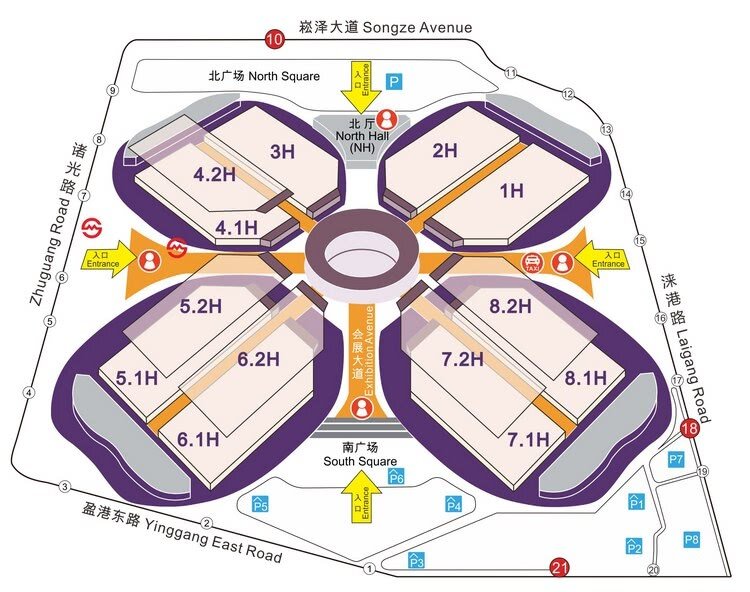 Chinaplas floorplan