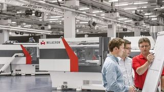 At Fakuma 2017 Milacron f