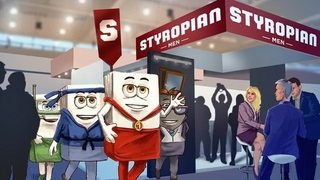 Styropian Men na targach 