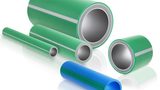 Special system for 5-layer PP-R pipe with fiberglass