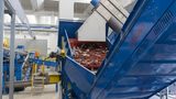 Recycling plant for bottle to bottle