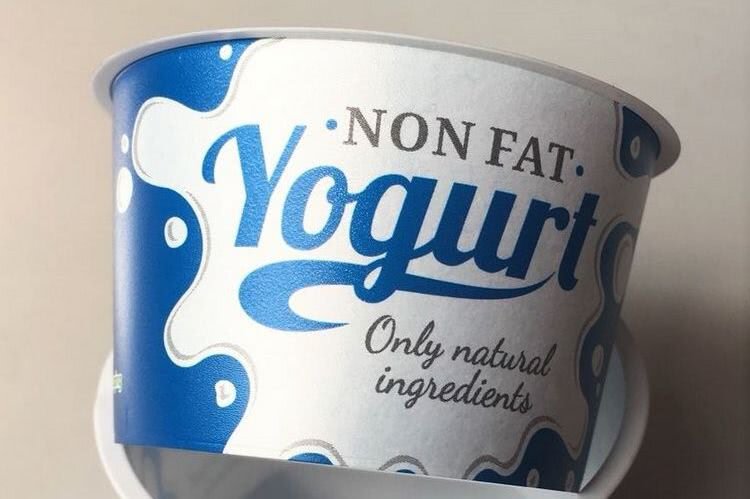 IML lightweight technology: yoghurt pots