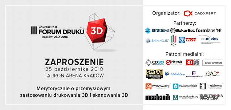 forum druku 3d zaproszenie