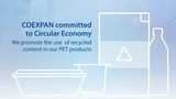 Coexpan is committed to increasing the recycled content of its PET products to 70% by 2025.