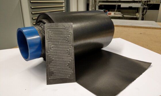 Flexible bipolar polymer plates open the way for compact batteries