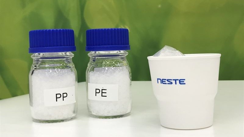 Commercial-scale production of bio-based plastic from renewable materials