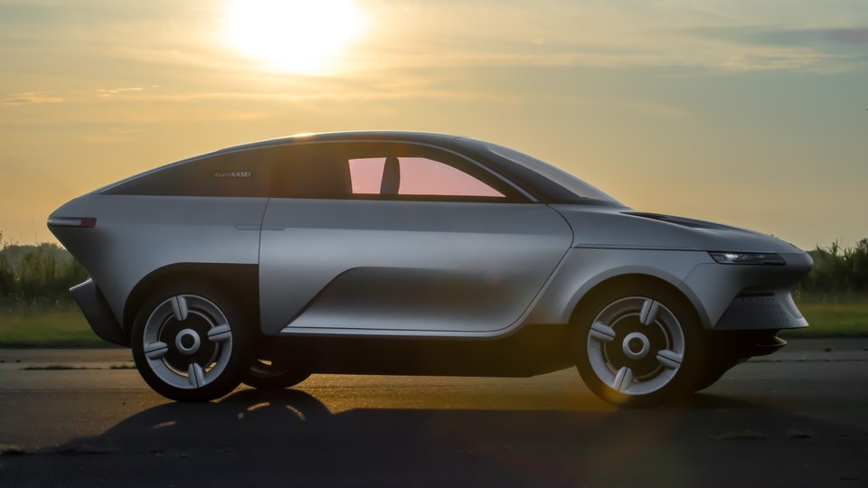 Completion of Asahi Kasei’s drivable concept car AKXY 