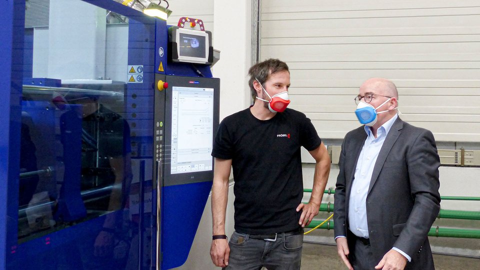 Community masks from Fröbel manufactured with WiBA injection molding technology