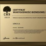 Certyfikat Wiarygodności...