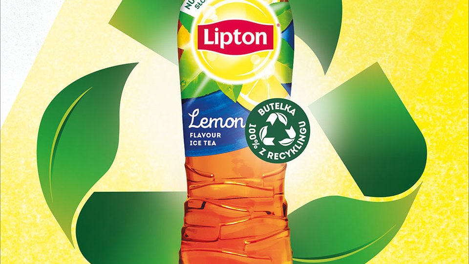 Lipton Ice Tea wprowadza do obiegu w Polsce butelki wykonane w 100% z recyklingu 