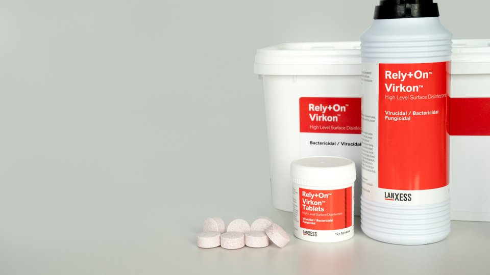 Lanxess disinfectant kills coronavirus SARS-CoV-2 in just 60 seconds