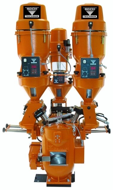 The Graviko GK 150 for machine throughputs up to 150 kg/h, sufficient for 4 measuring stations