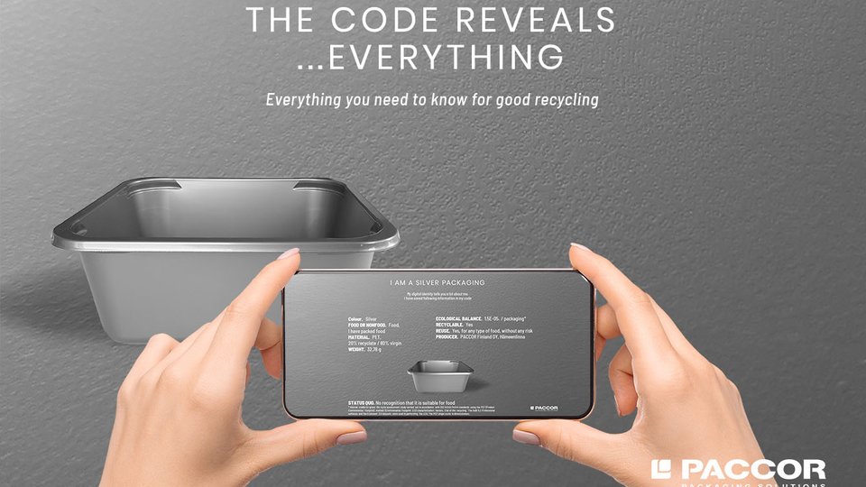 Paccor gives plastic packaging a digital idnetity