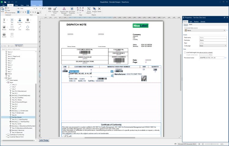 nicelabel-2019-3-report-style-printing