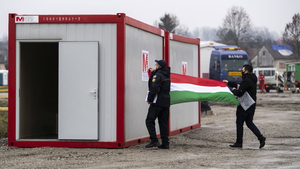 MOL dostarczył mobilne domy i sanitariaty dla ofiar trzęsienia ziemi w Chorwacji