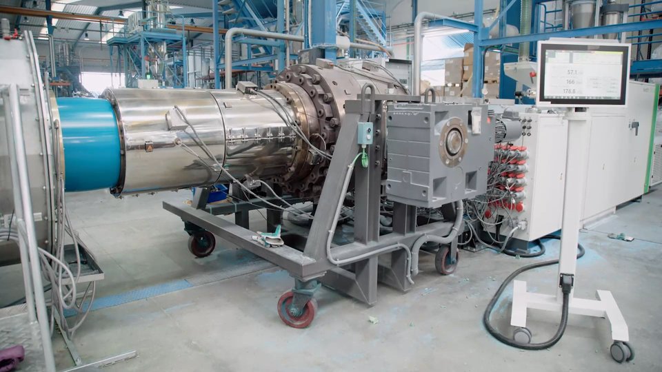Strongly positioned with optimal machine technology for the growth market of PVC-O pipes